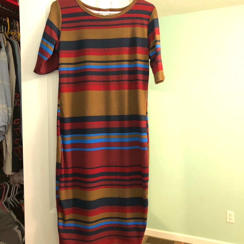 Lularoe striped dress
